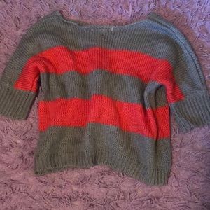Knitted Cut Sweater
